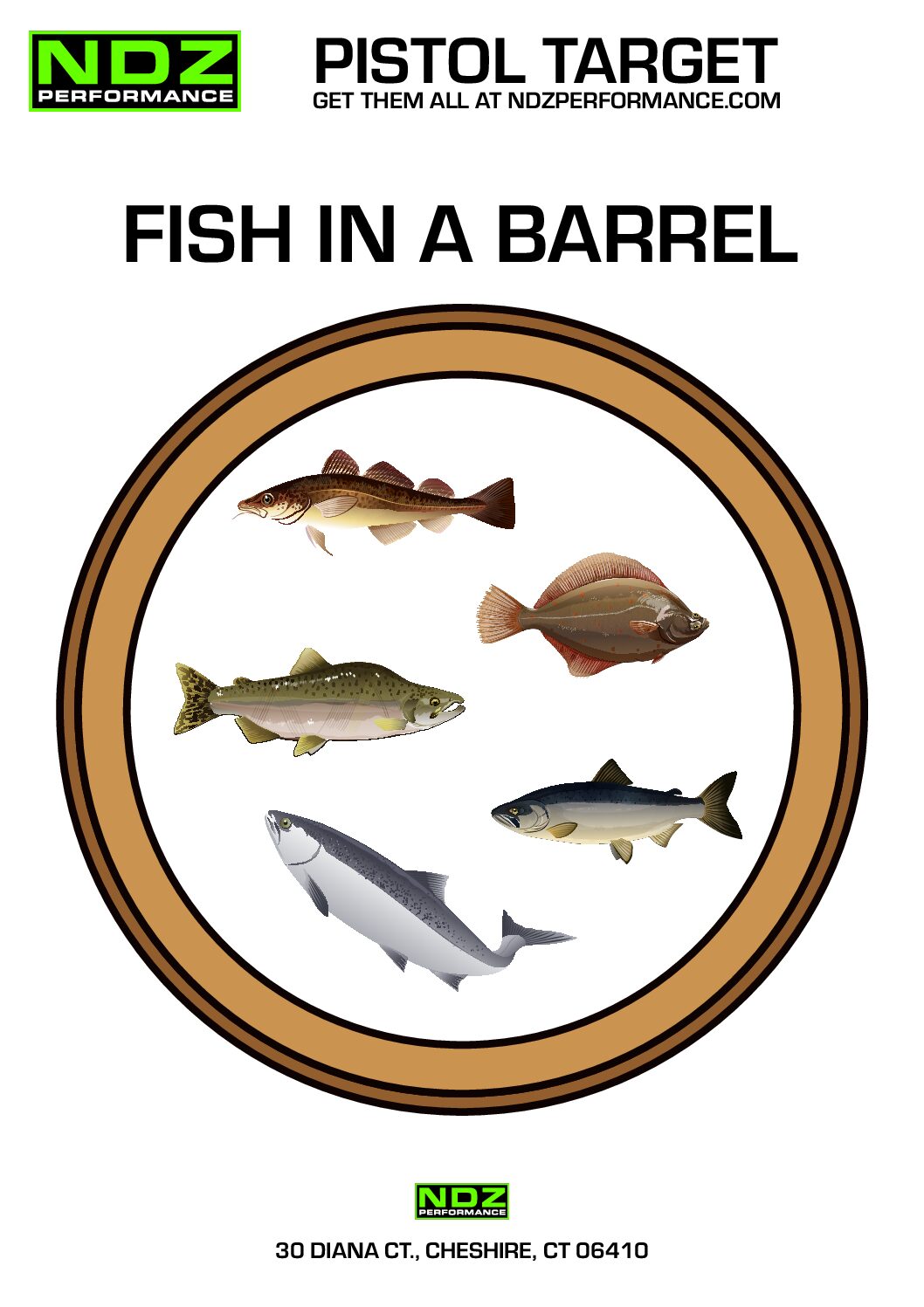 Target Training Fish Free Printable Shooting Targets By NDZ Performance - NDZ Performance Blog