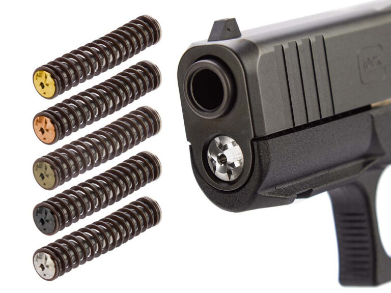 NDZ heavyweight stainless steel guide rod Glock 43X, 48, and 43 assembly with ISMI spring