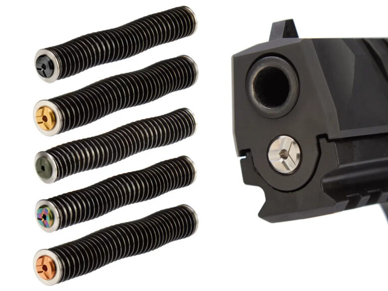 NDZ stainless steel Walther PDP guide rod assembly with ISMI recoil spring