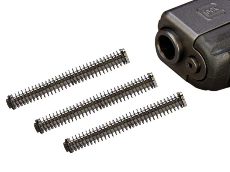 NDZ steel guide rod Glock Gen 3 assembly with ISMI recoil spring for G19, G23, G32, G38