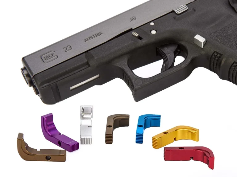 NDZ Glock Gen 1-3 Magazine Release (*LZ), shown for the Glock magazine release compatibility guide.