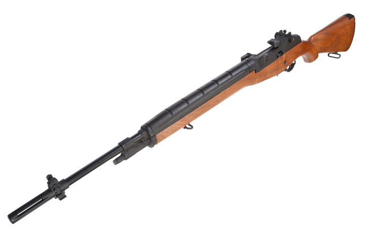 CMP M14 barrel, gas cylinder and flash suppressor, where a muzzle erosion gauge reads