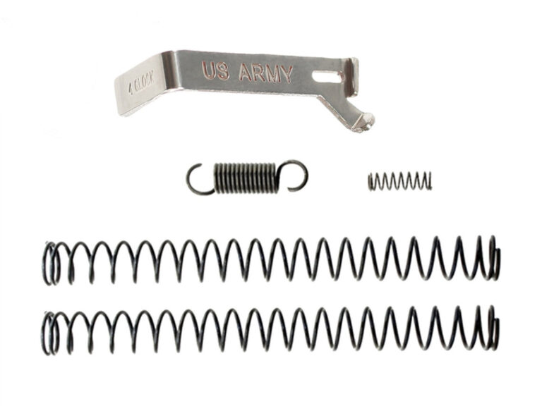 Ghost Army Trigger Connector ISMI Complete Spring Kit for Glock, shown for the Glock 34 Gen 5 trigger connector and spring kit fitment guide.